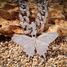 Load image into Gallery viewer, AAA Cubic Zircon Butterfly Pendant - PLG