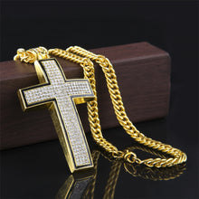 Load image into Gallery viewer, Long Cross Pendant - PLG