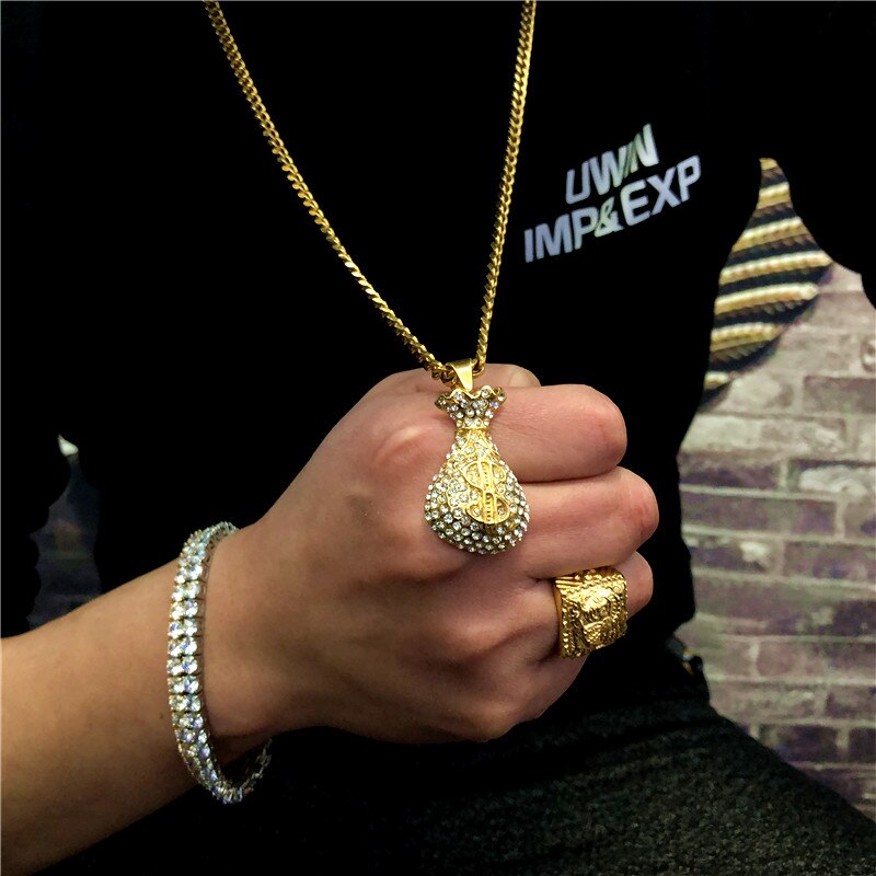 Dollar Sign Purse Pendant - PLG