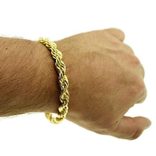 Load image into Gallery viewer, Twisted Braided Chain Bracelet - PLG