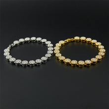Load image into Gallery viewer, 1 Row Round Rosary Flower Bracelet - PLG