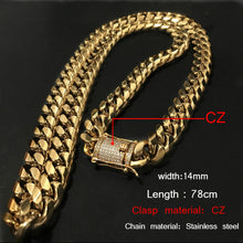Load image into Gallery viewer, 14mm Cuban Miami Link Necklace - PLG