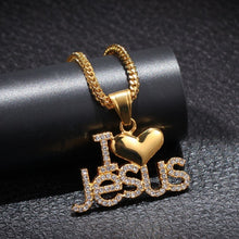 Load image into Gallery viewer, I Iove Jesus Pendant - PLG