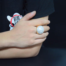 Load image into Gallery viewer, AAA Rhinestone Round Ring - PLG