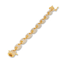 Load image into Gallery viewer, 13mm Rhinestone Coffee Beans Bracelet - PLG
