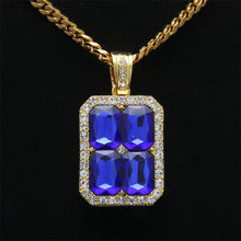 Load image into Gallery viewer, 4 Gem Crystal Pendant - PLG