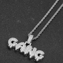 Load image into Gallery viewer, GANG Drip Bubble Letters Pendant - PLG