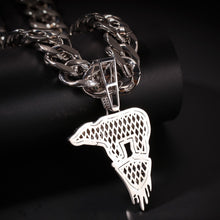 Load image into Gallery viewer, Standing On Ice Polar Bear Pendant - PLG