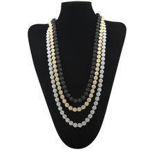 Load image into Gallery viewer, Iced Out Round Shape Necklace 76cm - PLG