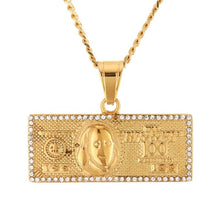 Load image into Gallery viewer, Dollars 100 USD Pendant - PLG