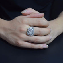 Load image into Gallery viewer, Rhinestone Crystal Punk Ring - PLG
