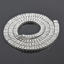 Load image into Gallery viewer, 2 Row Crystal Rhinestone Luxury Necklace - PLG