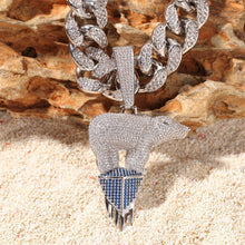 Load image into Gallery viewer, Standing On Ice Polar Bear Pendant - PLG