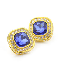 Load image into Gallery viewer, Square Gem Stud Earring - PLG