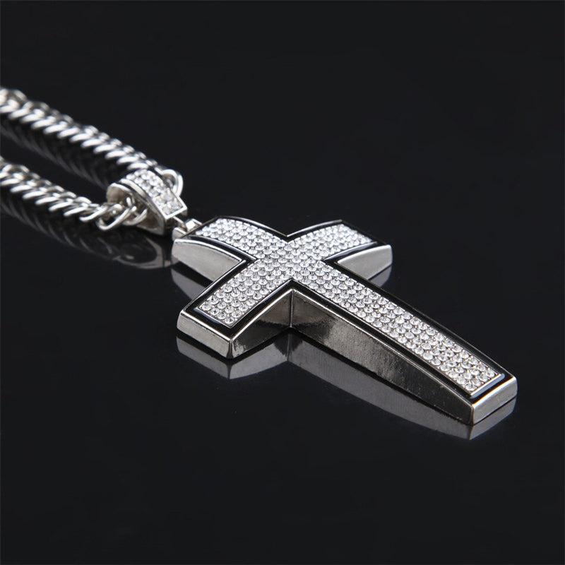 Long Cross Pendant - PLG