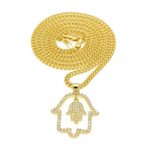 Load image into Gallery viewer, Double Hamsa Hand Pendant - PLG
