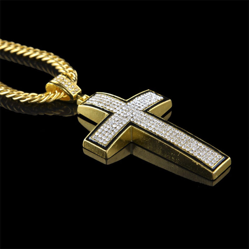 Long Cross Pendant - PLG