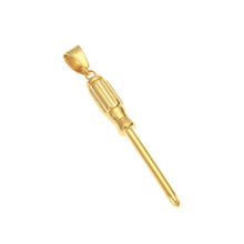 Load image into Gallery viewer, Golden Screwdriver Pendant - PLG