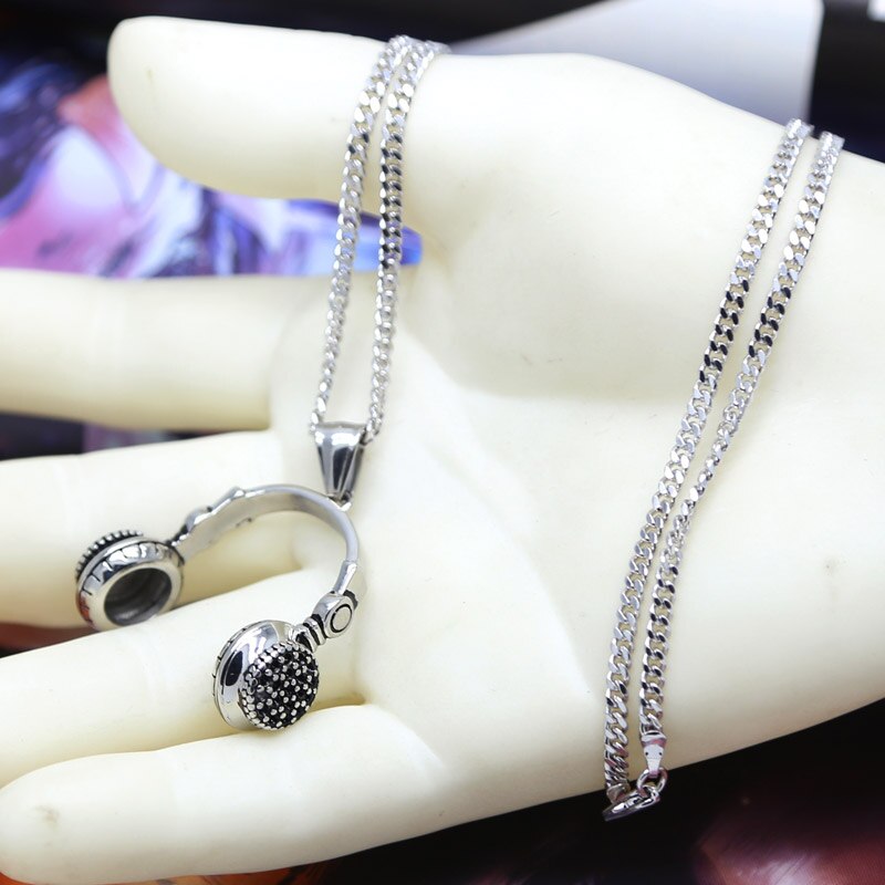 Retro DJ Headset Pendant - PLG