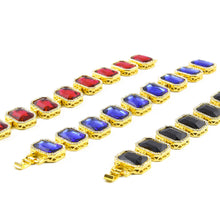 Load image into Gallery viewer, Square Gem Crystal Bracelet - PLG