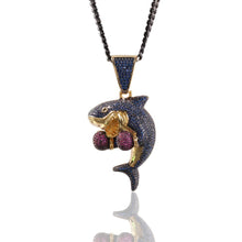 Load image into Gallery viewer, Boxing Shark Pendant - PLG