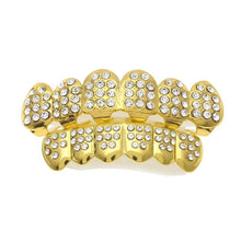Load image into Gallery viewer, Iced Out Full CZ Rhinestone Grill Set - PLG
