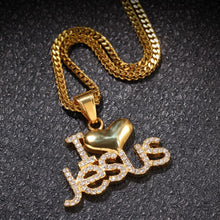 Load image into Gallery viewer, I Iove Jesus Pendant - PLG