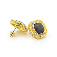 Load image into Gallery viewer, Square Gem Stud Earring - PLG