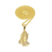 Load image into Gallery viewer, Praying Hands Pendant - PLG
