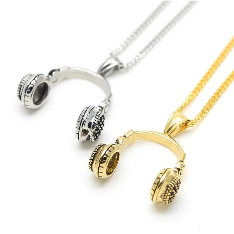 Retro DJ Headset Pendant - PLG