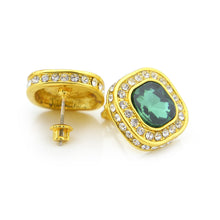 Load image into Gallery viewer, Square Gem Stud Earring - PLG