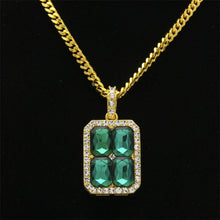 Load image into Gallery viewer, 4 Gem Crystal Pendant - PLG