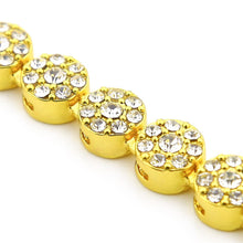Load image into Gallery viewer, 1 Row Round Rosary Flower Bracelet - PLG