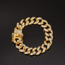 Load image into Gallery viewer, 13mm Iced Out Miami Cuban Set - PLG
