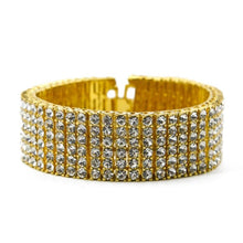Load image into Gallery viewer, 6 Row Bling AAA Rhinestones Crystal Bracelet - PLG
