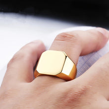 Load image into Gallery viewer, Polished Square Ring - PLG