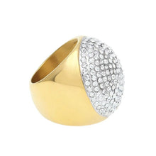 Load image into Gallery viewer, AAA Rhinestone Round Ring - PLG