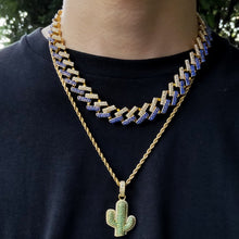Load image into Gallery viewer, Cactus Cz Pendant - PLG