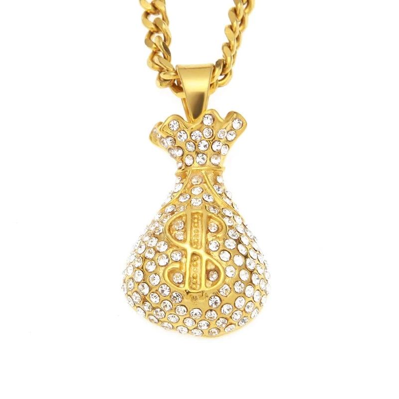 Dollar Sign Purse Pendant - PLG