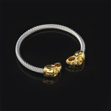 Load image into Gallery viewer, Skull Round Open Cuff Bangles - PLG