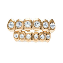Load image into Gallery viewer, CZ Rhinestone Mouth Grill Set - PLG