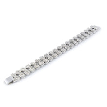 Load image into Gallery viewer, 2 Row Round Rosary Flower Bracelet - PLG