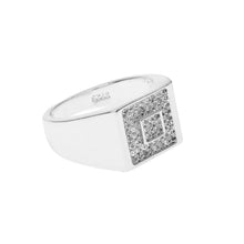 Load image into Gallery viewer, Iced Out Bling Rhinestone Square Ring - PLG