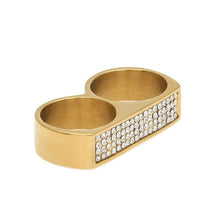Load image into Gallery viewer, Two Finger Iced Ring - PLG