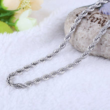Load image into Gallery viewer, 2mm 925 silver Necklace - PLG