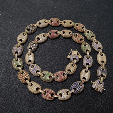 Load image into Gallery viewer, 13mm Multicolor Coffee Beans Necklace - PLG