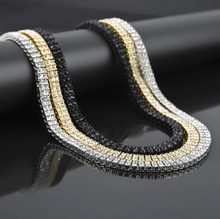 Load image into Gallery viewer, 2 Row Crystal Rhinestone Luxury Necklace - PLG