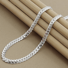 Load image into Gallery viewer, 6MM Full Sideways 925 Silver Necklace - PLG