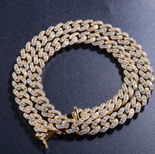 Load image into Gallery viewer, 9mm Iced Out Cuban Necklace - PLG