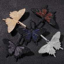 Load image into Gallery viewer, AAA Cubic Zircon Butterfly Pendant - PLG